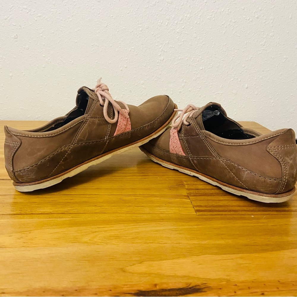 Chaco Caribou Brown and Pink Loafer Shoe - Picture 7 of 10